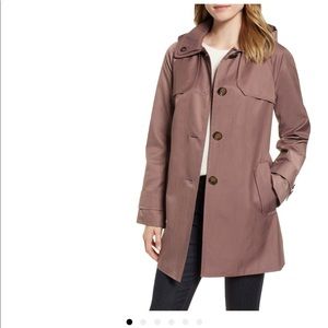 London Fog Rain Coat with Removable Hood